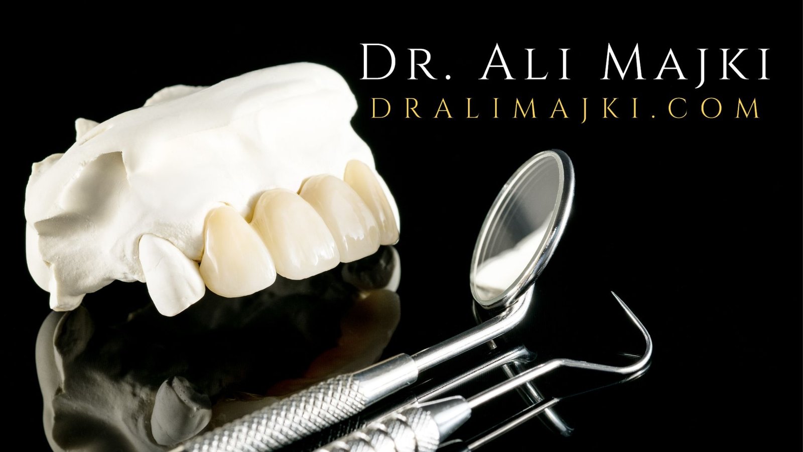 Dr. Ali Majki, a celebrated cosmetic dentist known for his precision, aesthetic eye & dedication to personalised care. At the heart of successful implant treatment is the expertise & approach of the dentist and in the hands of Dr. Ali Majki, patients receive not only cutting-edge care, but exceptional results rooted in precision & artistry.