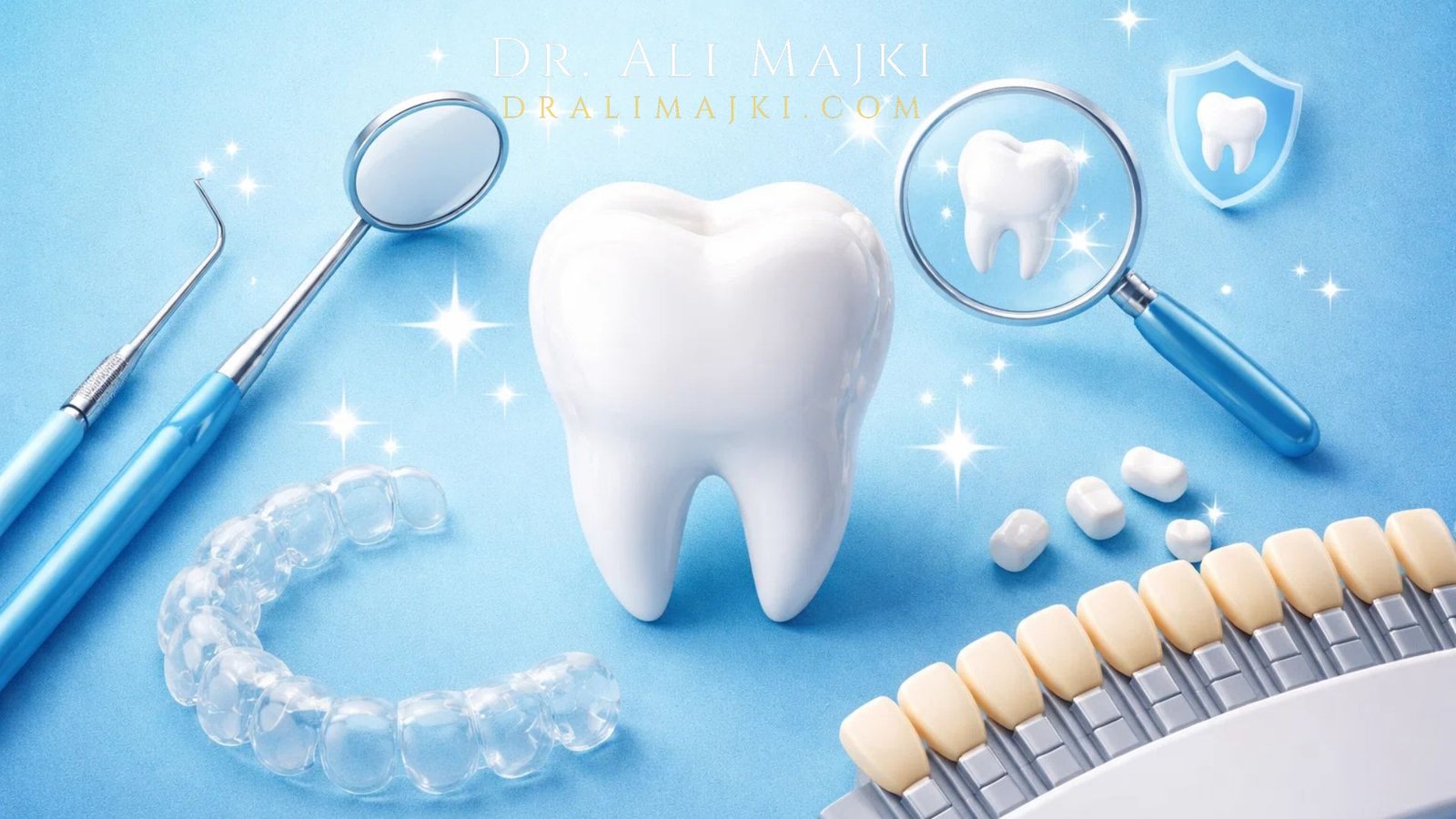 Dr. Ali Majki, Cosmetic Dentistry Consultant who is well-known for his aesthetic precision and patient-first approach, also associated with Bayan Dental Clinic, Kuwait & Dao Medical Center, Qatar, plus, with extensive experience across the GCC region.