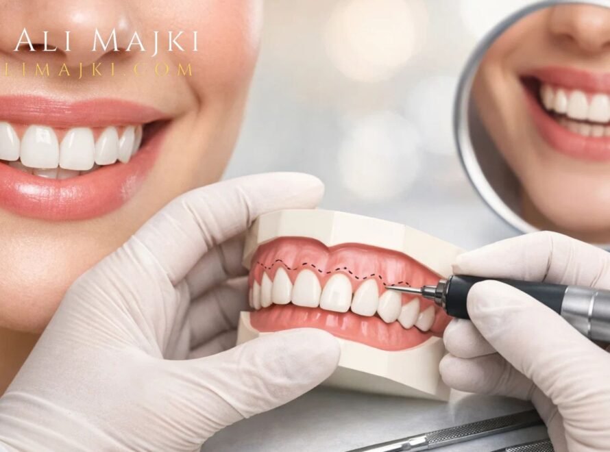 At the center of this specialised field is Dr. Ali Majki, widely recognised for his mastery of laser-based gum reshaping & his ability to correct gummy smiles with elegance and restraint.