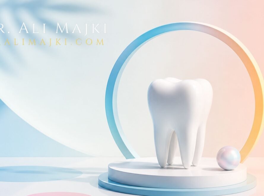 Dr. Ali Majki, who is recognised as one of the Middle East’s leading cosmetic dentistry specialists and renowned for combining clinical precision, aesthetic excellence & personalised treatment to create natural, confidence-enhancing smiles.