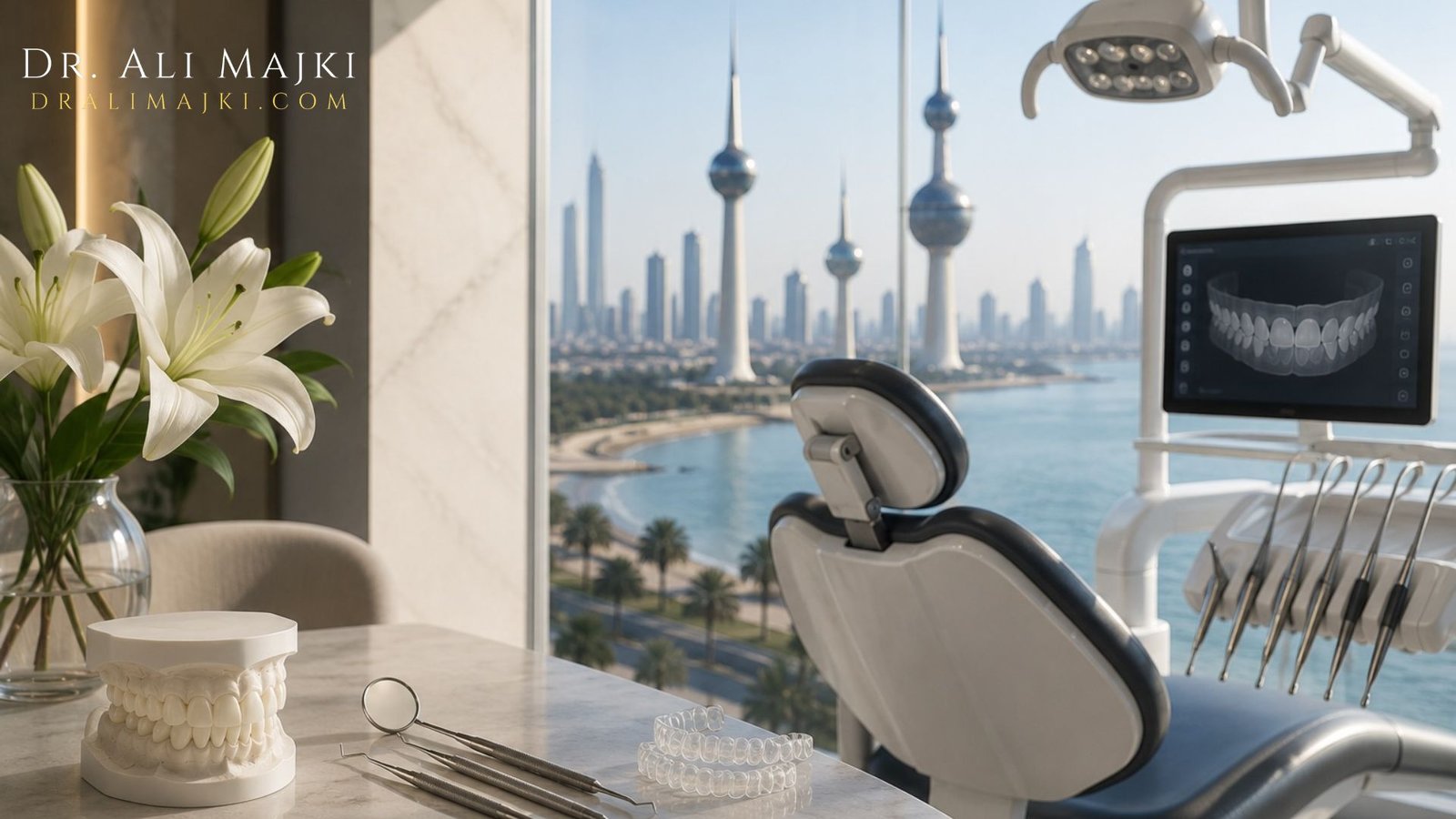Dr. Ali Majki, a globally recognised cosmetic dentistry expert known for precision-driven smile transformations & life-changing dental artistry.