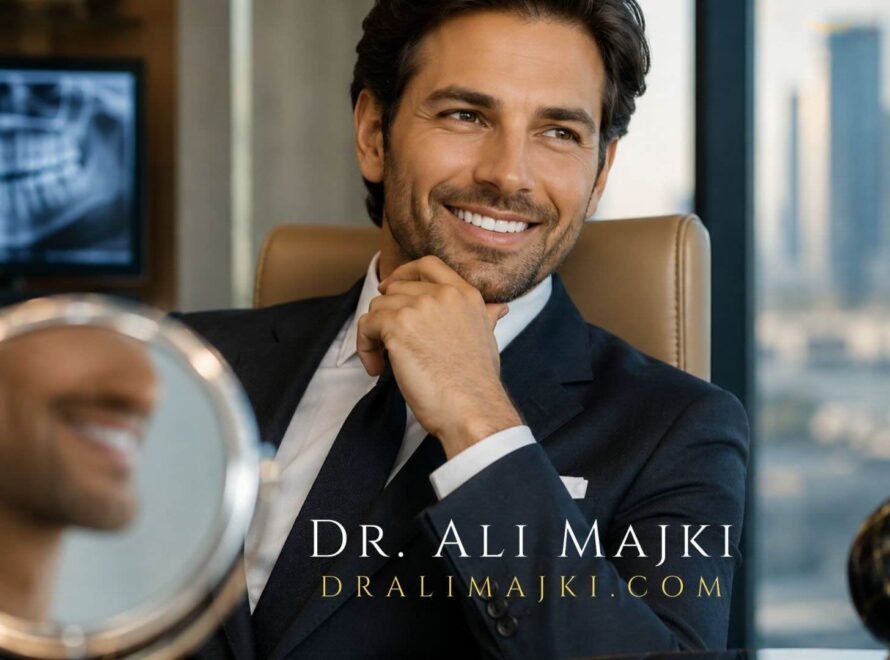 Dr. Ali Majki, Cosmetic Dentistry Consultant and a leading authority in cosmetic dentistry known for precision-led smile transformations across the GCC and beyond.