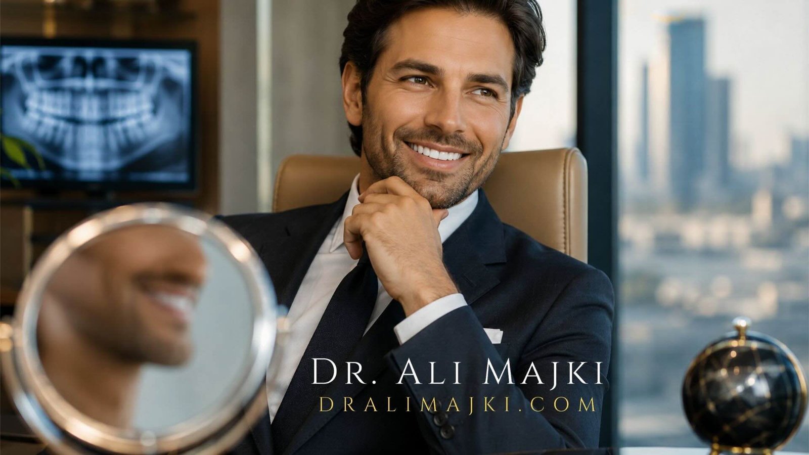 Dr. Ali Majki, Cosmetic Dentistry Consultant and a leading authority in cosmetic dentistry known for precision-led smile transformations across the GCC and beyond.